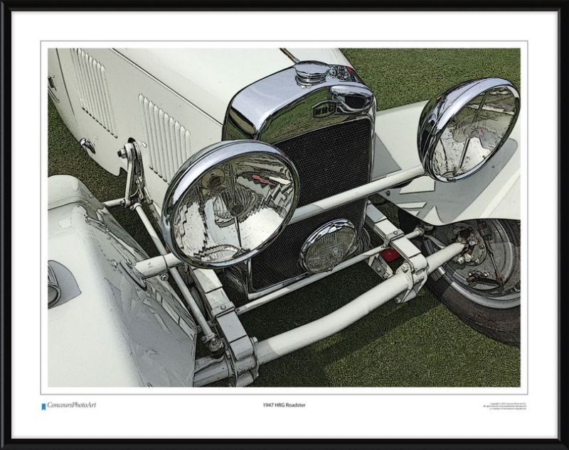 1947 HRG Roadster / CPA102C / Stylized Image