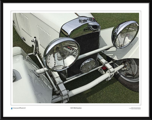 1947 HRG Roadster / CPA102C / Stylized Image