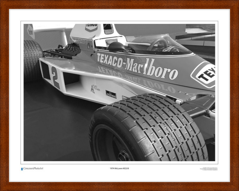 1974 McLaren M23/8 / CPA407B / Black and White