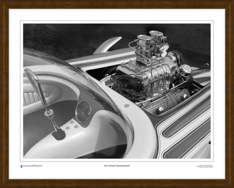 1961 Ed Roth "Beatnik Bandit" / CPA501B / Black and White