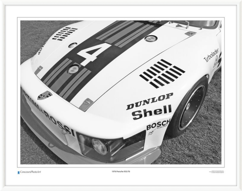 1976 Porsche 935/76 / CPA414B / B&W Print