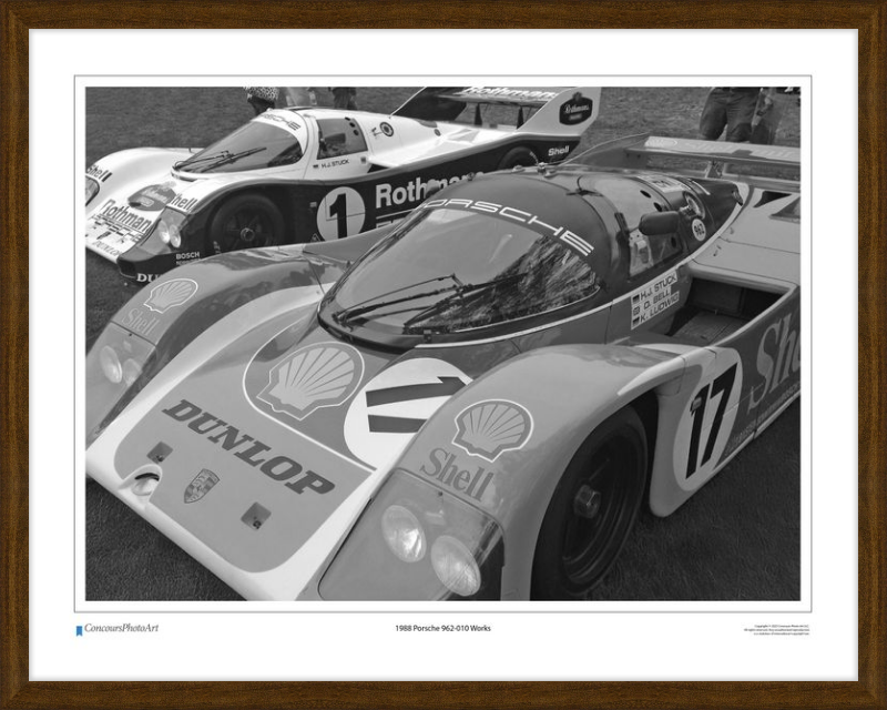 1988 Porsche 962-010 Works / CPA402B / Black and White