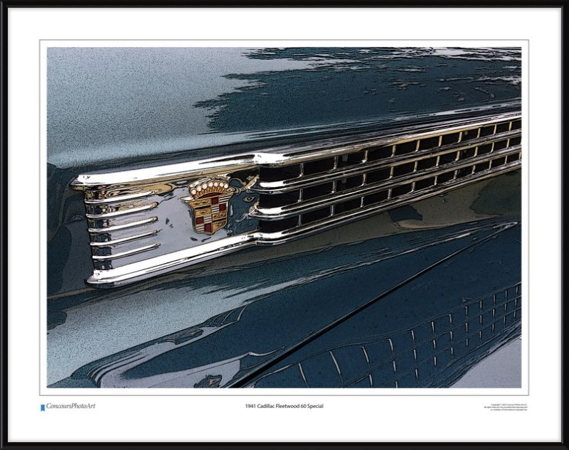 1941 Cadillac Fleetwood 60 Special / CPA305C / Stylized Image