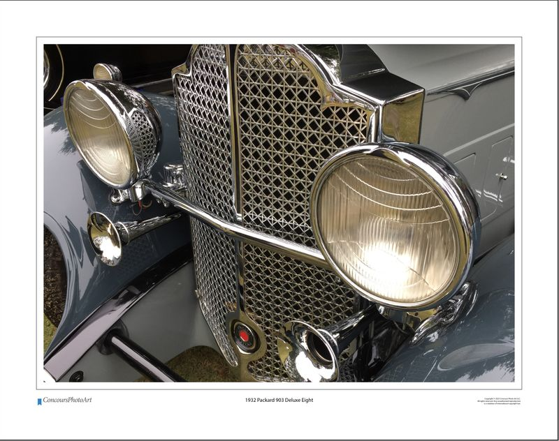 1932 Packard 903 Deluxe Eight / CPA312A / Color Image