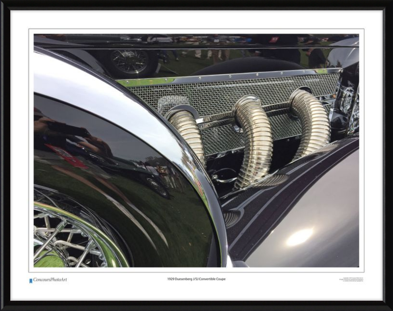 1929 Duesenberg J/SJ Convertible Coupe / CPA314A / Color Print