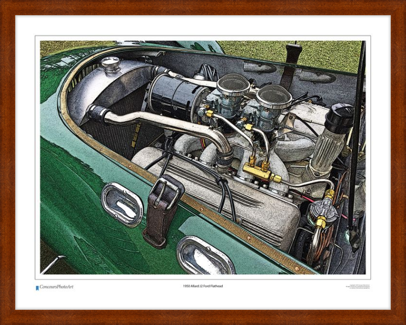 1950 Allard J2 Ford Flathead / CPA701C / Stylized Image