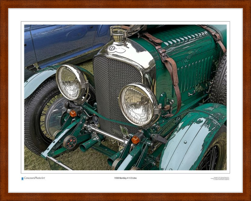 1930 Bentley 4 1/2 Litre / CPA113C / Stylized Print