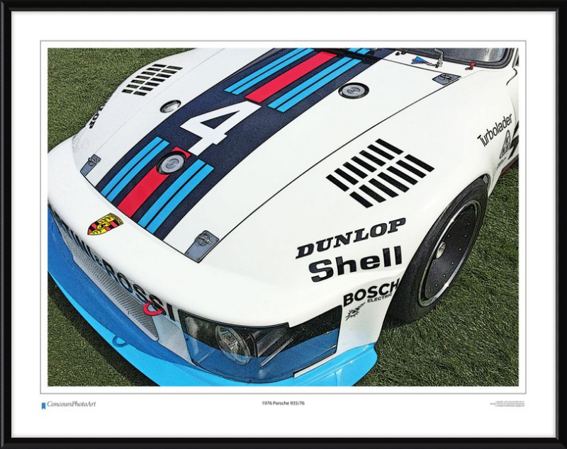 1976 Porsche 935/76 / CPA414C / Stylized Print