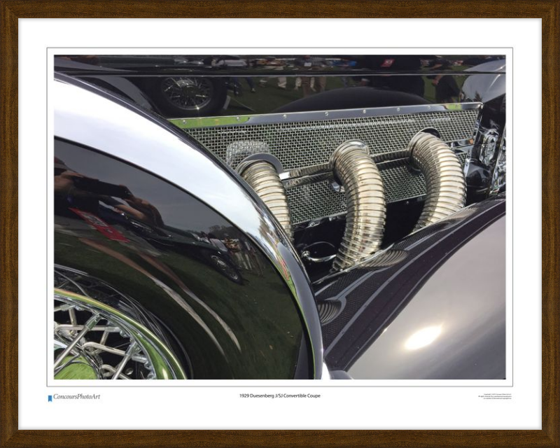 1929 Duesenberg J/SJ Convertible Coupe / CPA314A / Color Print