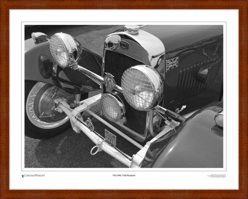 1953 HRG 1500 Roadster / CPA107B / Black and White