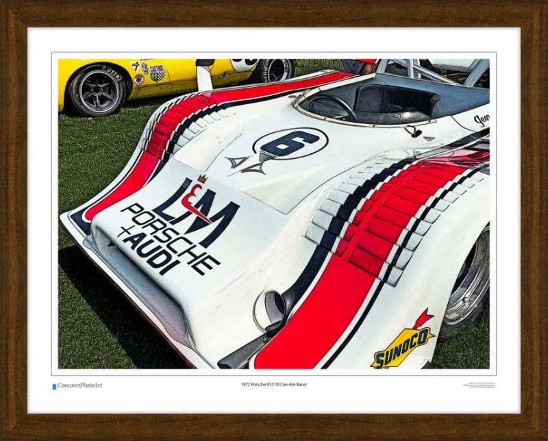 1972 Porsche 917/10 Can-Am Racer / CPA416C / Stylized Print