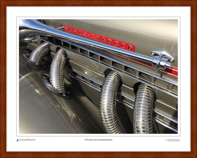 1935 Auburn 851C Boattail Speedster / CPA310A / Color Image