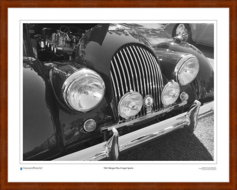 1961 Morgan Plus 4 / CPA108B / Black and White