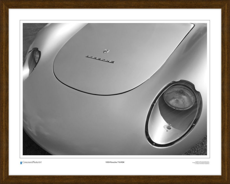 1959 Porsche 718 RSK / CPA212B / Black and White