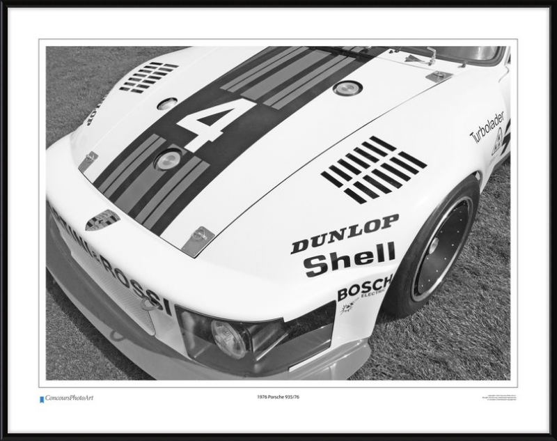 1976 Porsche 935/76 / CPA414B / B&W Print