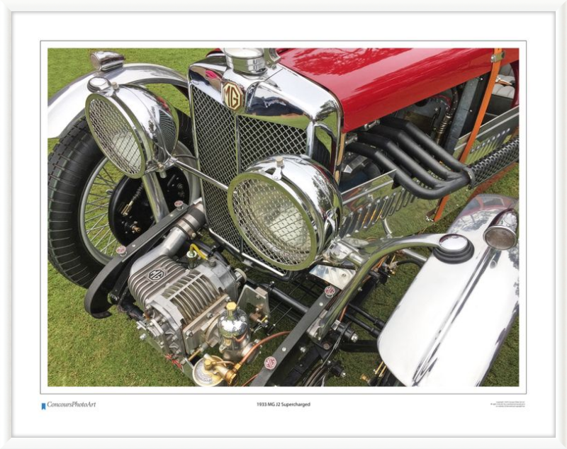 1933 MG J2 Supercharged / CPA101A / Color Print