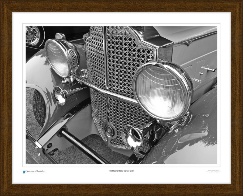 1932 Packard 903 Deluxe Eight / CPA312B / B&W Print
