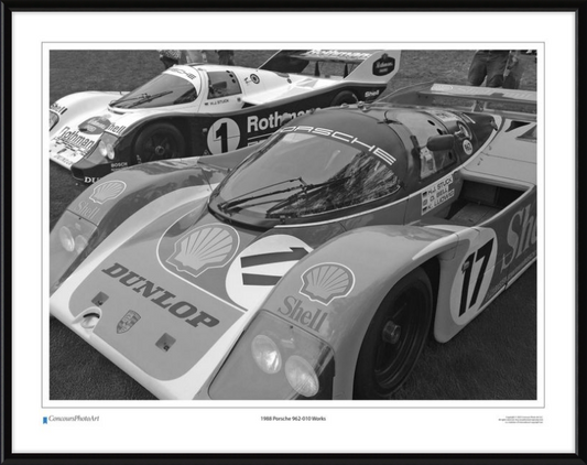 1988 Porsche 962-010 Works / CPA402B / Black and White