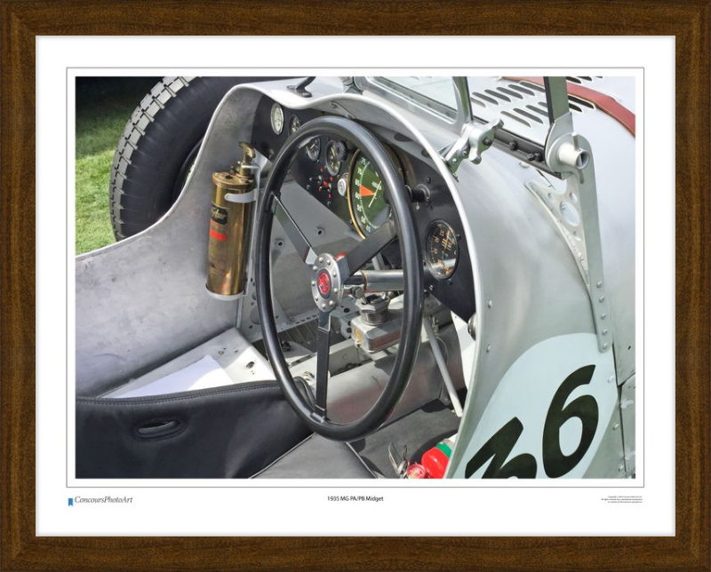 1935 MG PA/PB Midget / CPA607A / Color Print