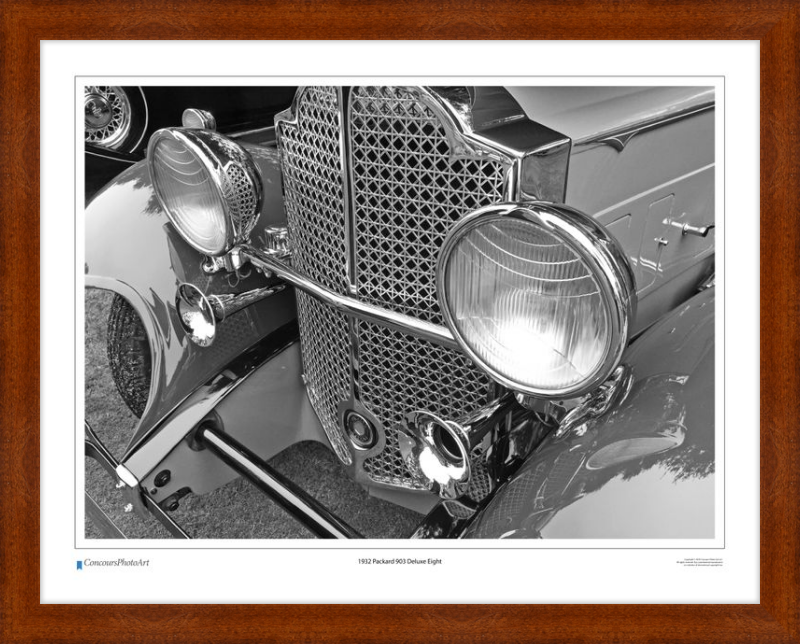 1932 Packard 903 Deluxe Eight / CPA312B / B&W Print