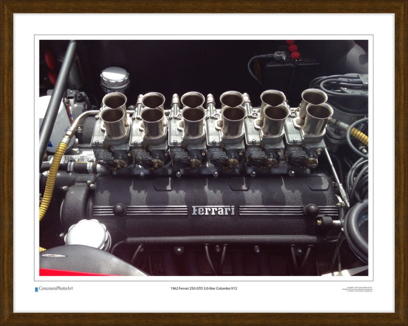 1962 Ferrari 250 GTO 3.0-liter Colombo V12 / CPA705A / Color Image