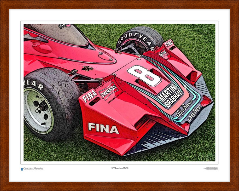 1977 Brabham BT45B / CPA412C / Stylized Print