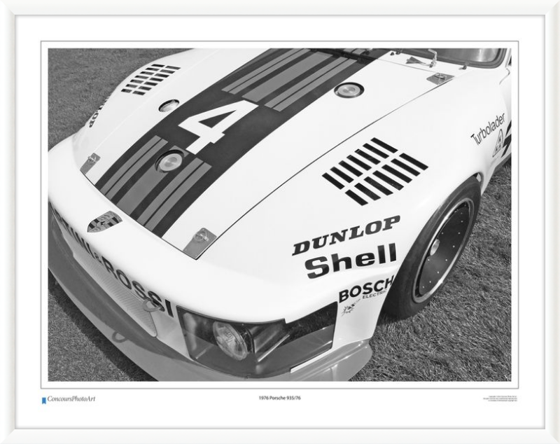 1976 Porsche 935/76 / CPA414B / B&W Print