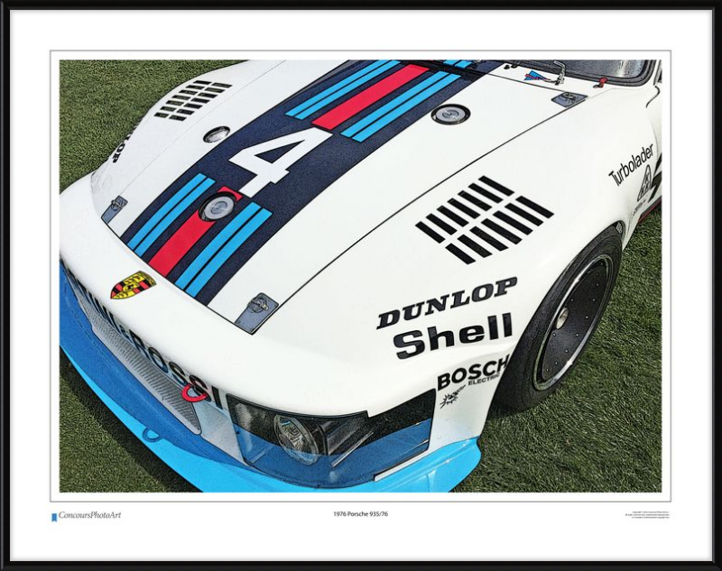 1976 Porsche 935/76 / CPA414C / Stylized Print