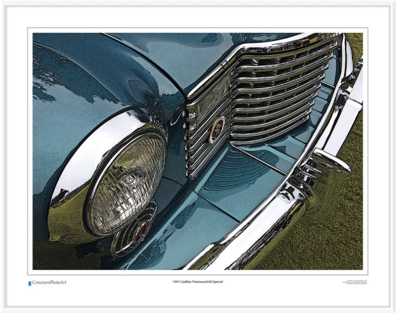1941 Cadillac Fleetwood 60 Special / CPA321C / Stylized Print