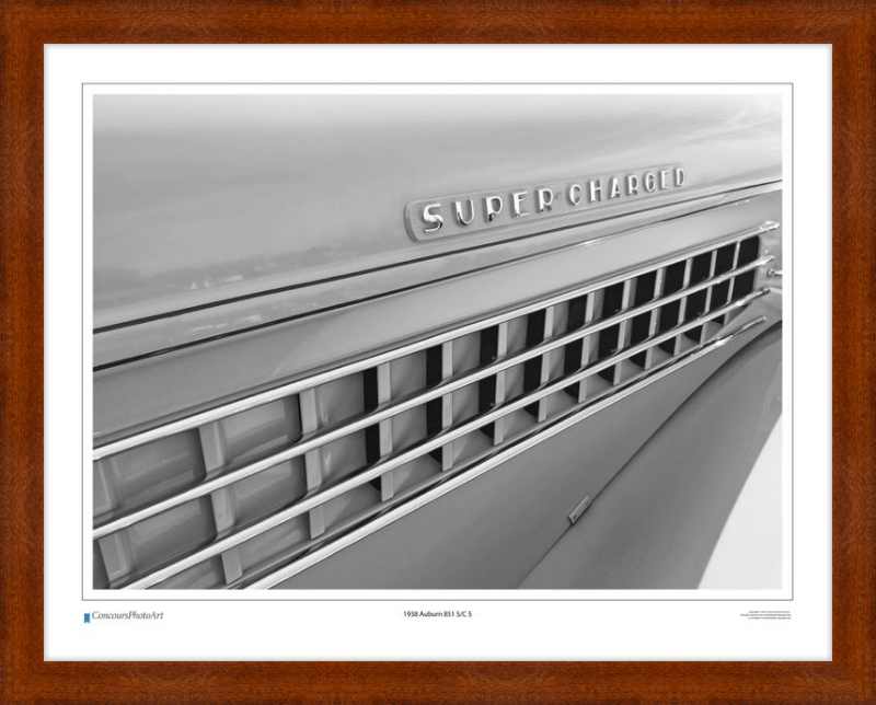1938 Auburn 851 S/C 5 / CPA322B / B&W Print