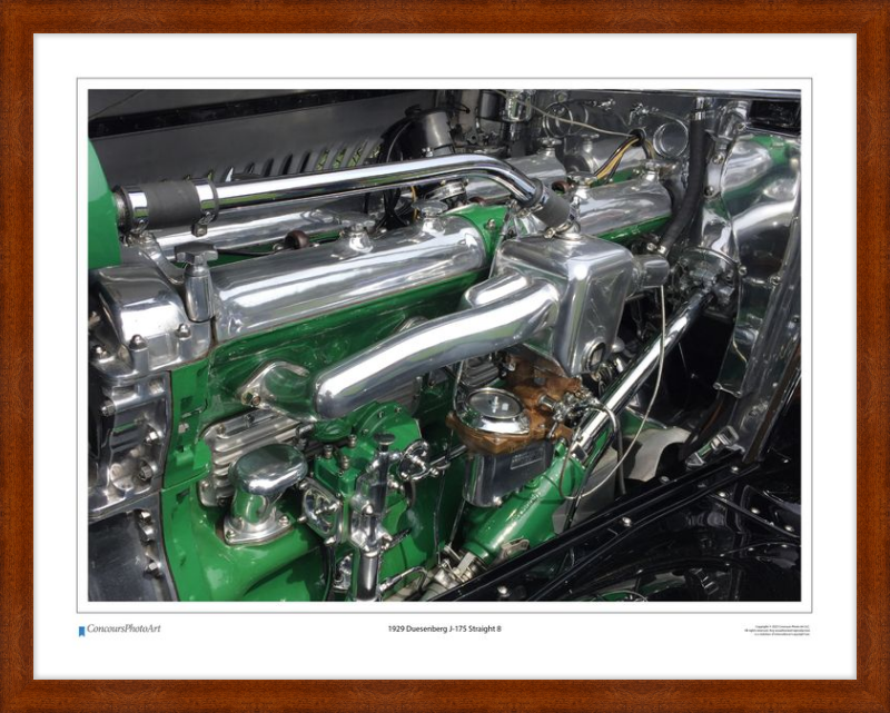 1929 Duesenberg J-175 Straight 8 / CPA703A / Color Print