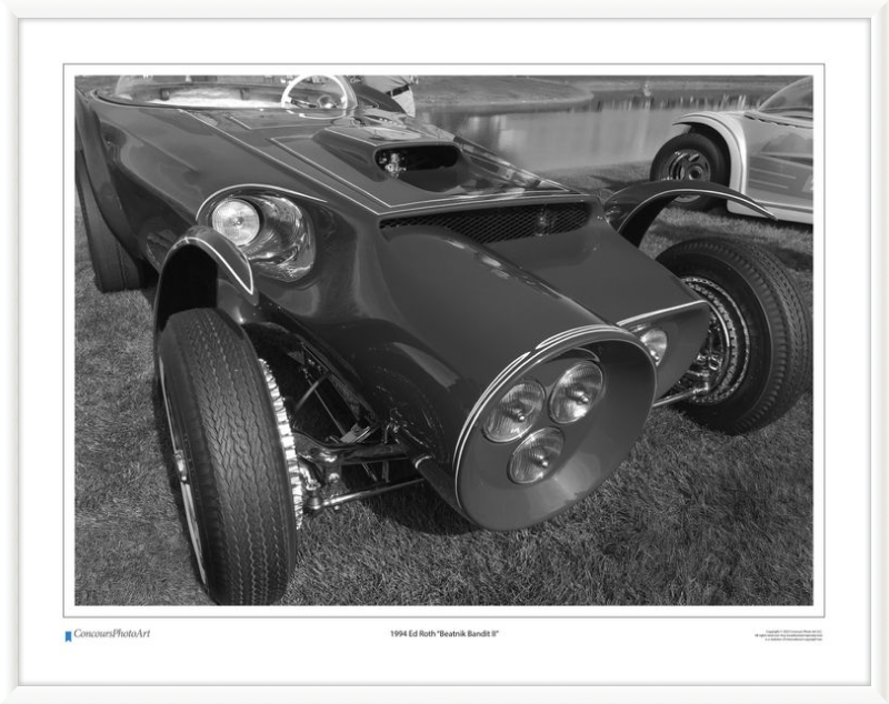 1964 Ed Roth "Orbitron" / CPA508B / Black and White