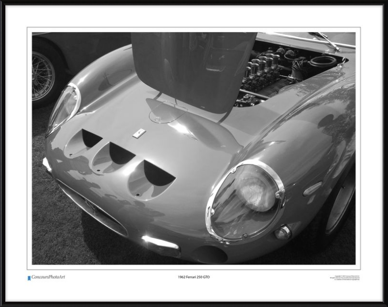 1962 Ferrari 250 GTO / CPA202B / Black and White
