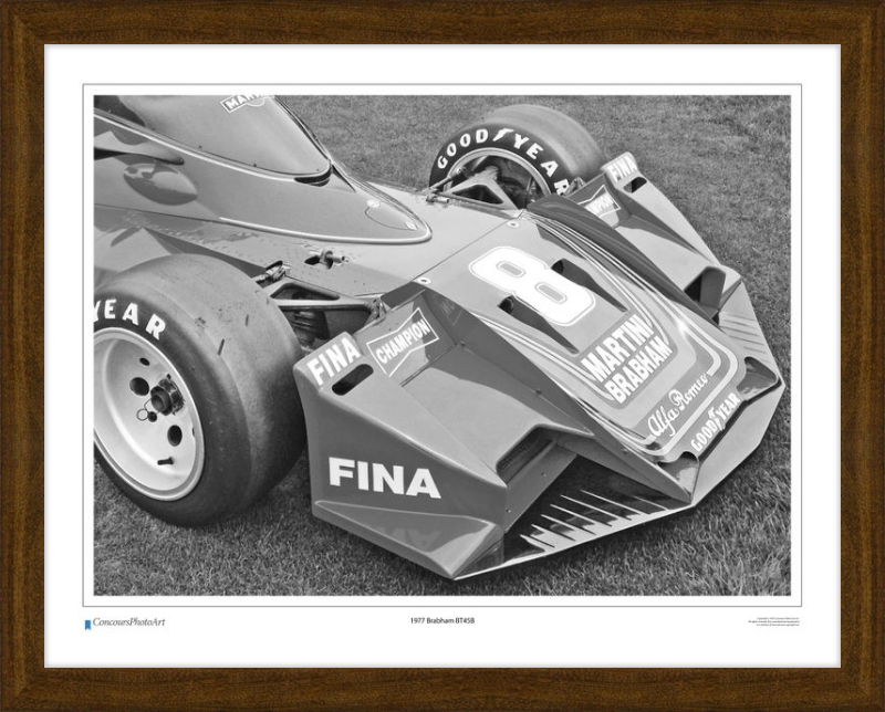 1977 Brabham BT45B / CPA412B / B&W Print