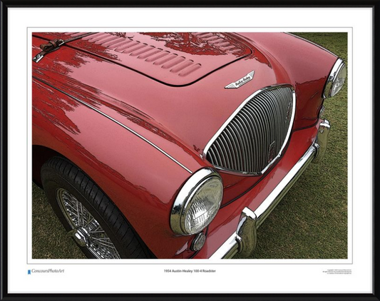 1954 Austin-Healey 100-4 / CPA112C / Stylized Image