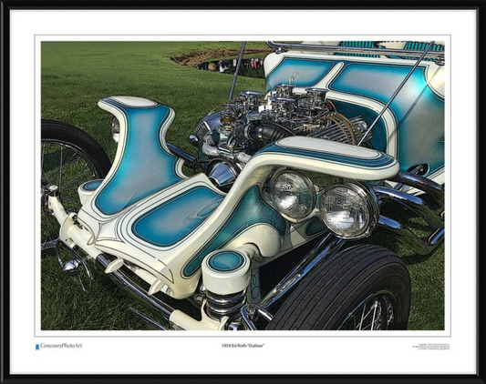 1959 Ed Roth "Outlaw" / CPA509C / Stylized Image