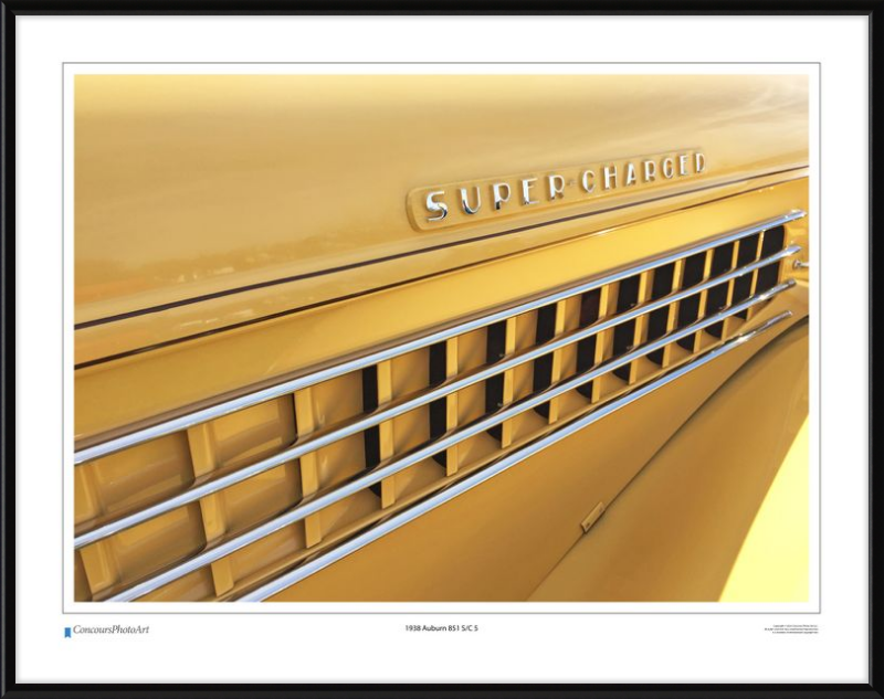 1938 Auburn 851 S/C 5 / CPA322A / Color Print