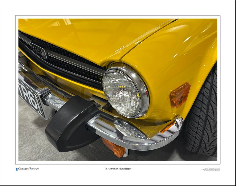 1976 Triumph TR6 Roadster / CPA109A / Color Image