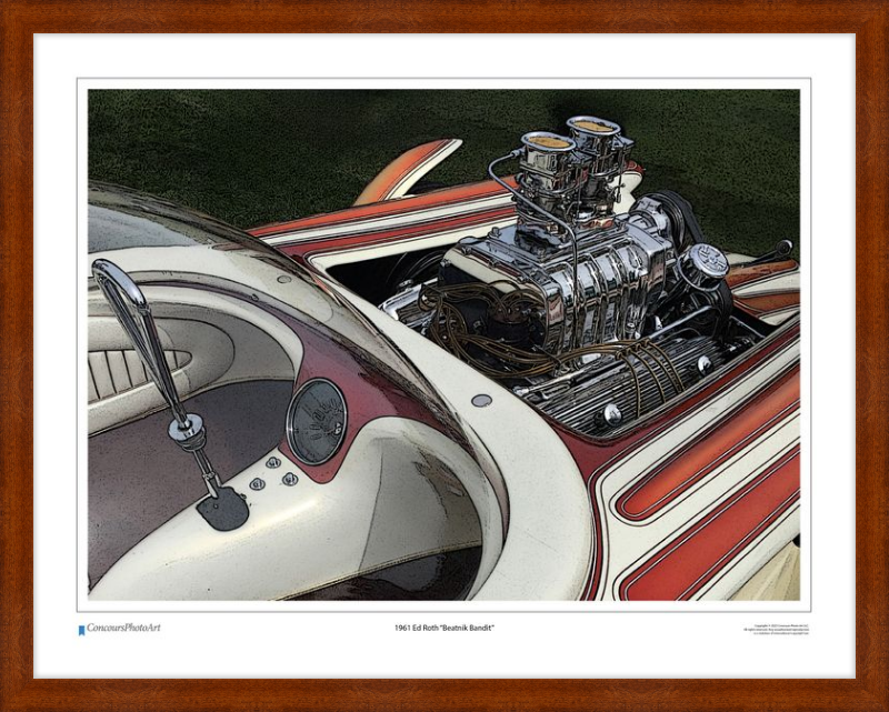 1961 Ed Roth "Beatnik Bandit" / CPA501C / Stylized Image