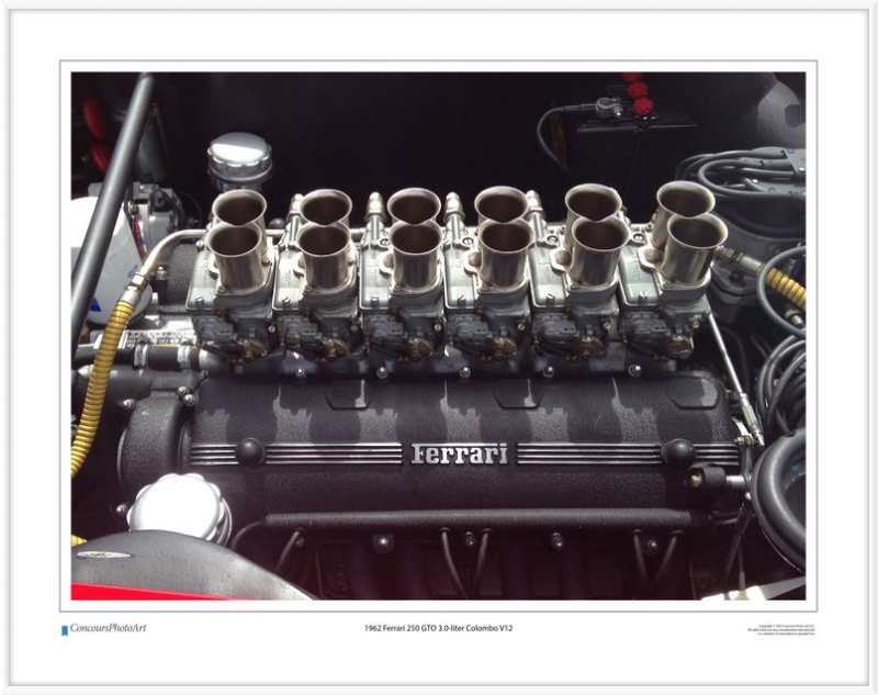 1962 Ferrari 250 GTO 3.0-liter Colombo V12 / CPA705A / Color Image
