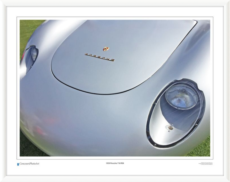 1959 Porsche 718 RSK / CPA212A / Color Print