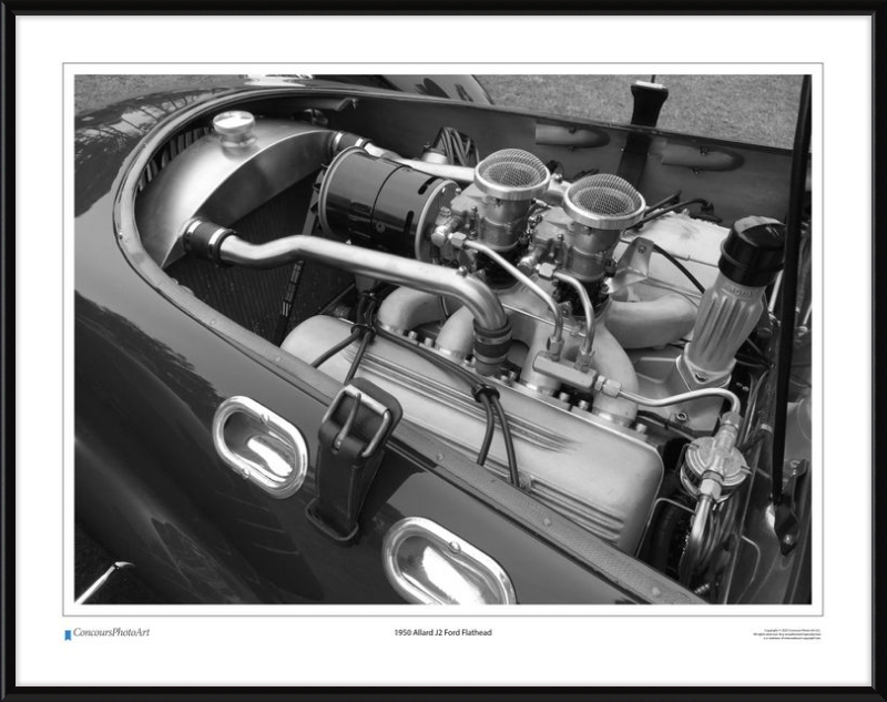 1950 Allard J2 Ford Flathead / CPA701B / Black and White