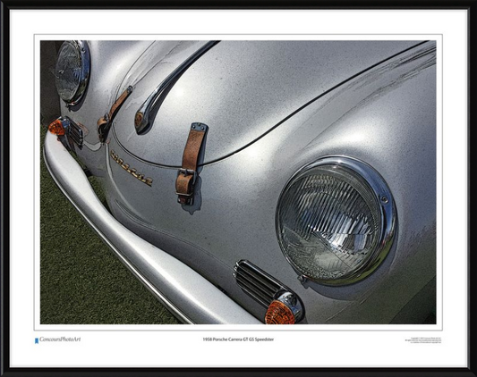 1958 Porsche Carrera GT GS Speedster / CPA203C / Stylized Image