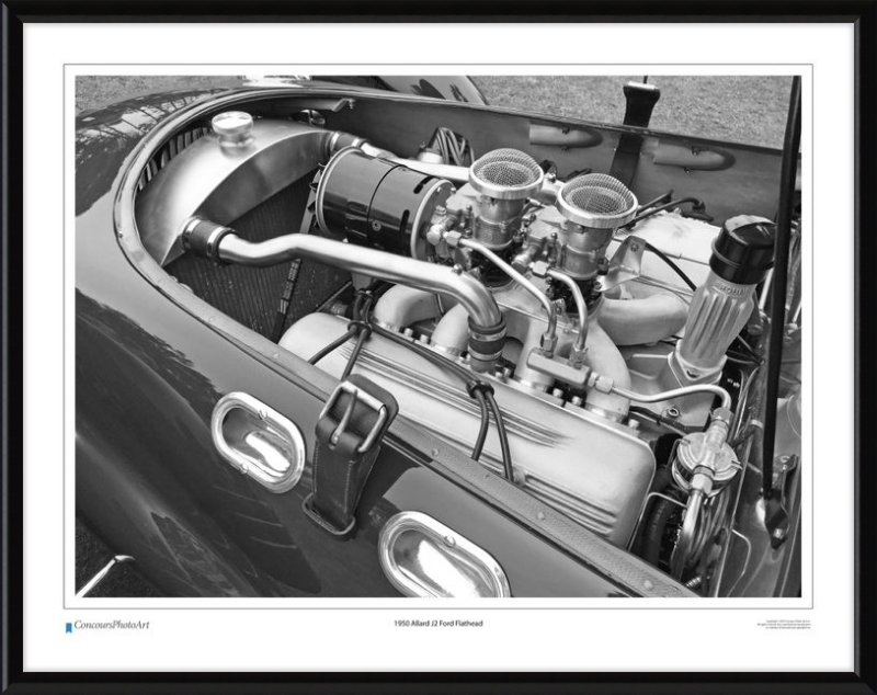 1950 Allard J2 Ford Flathead / CPA701B / Black and White