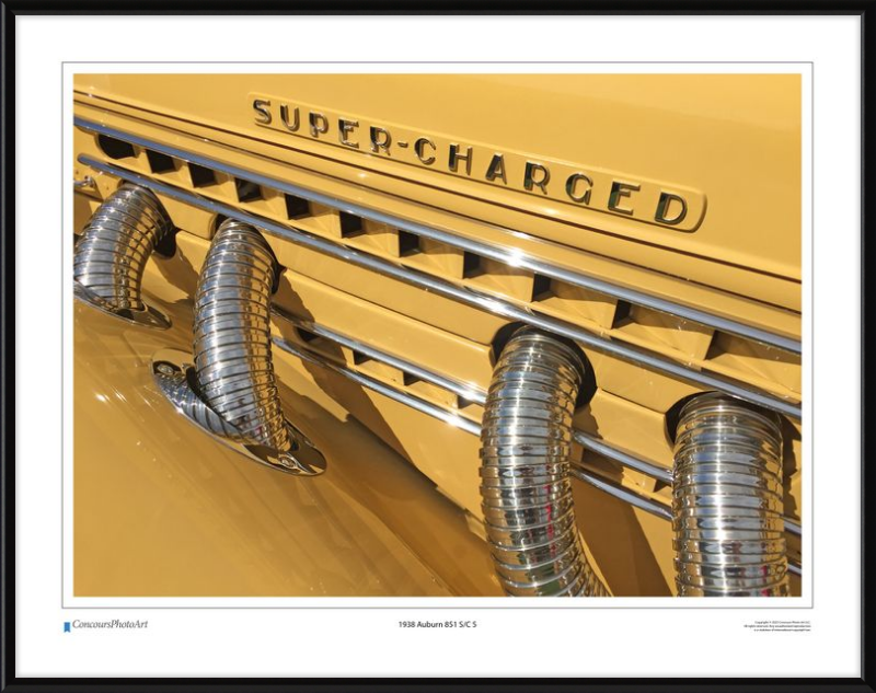 1938 Auburn 851 S/C 5 / CPA306A / Color Image