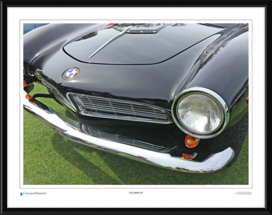 1957 BMW 507 Roadstder / CPA217A / Color Print