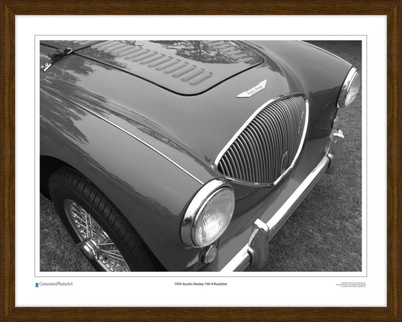 1954 Austin-Healey 100-4 / CPA112B / Black and White