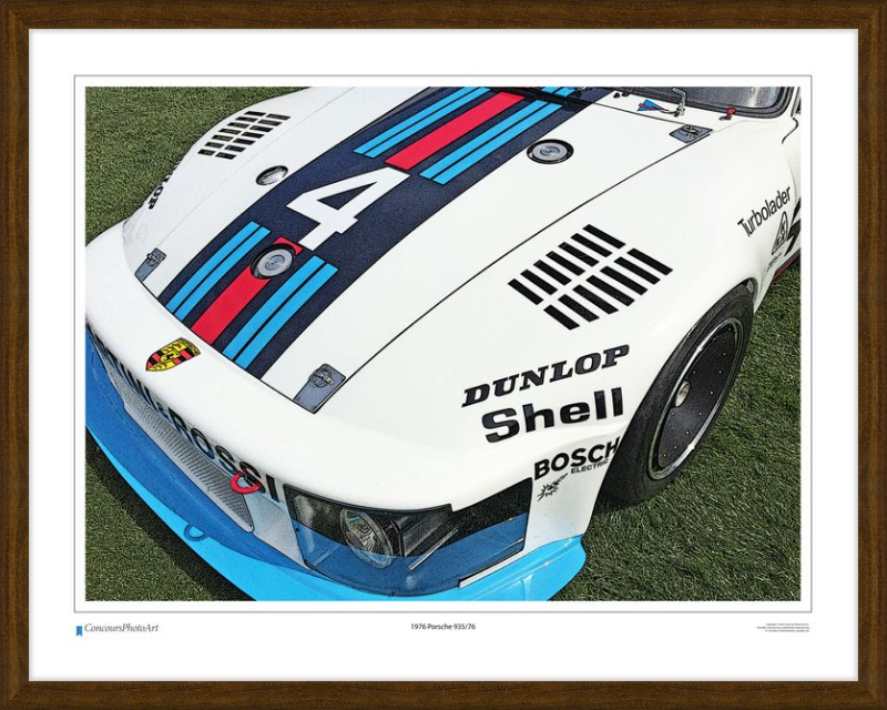 1976 Porsche 935/76 / CPA414C / Stylized Print