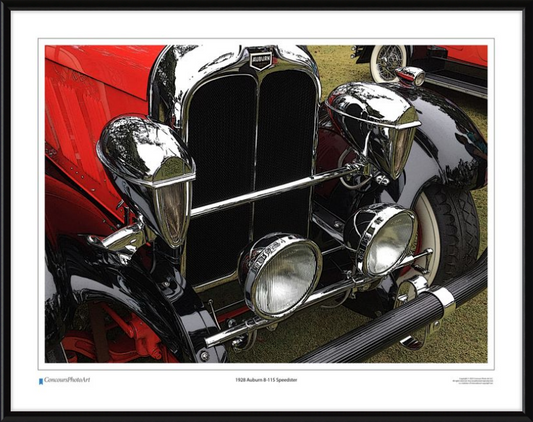 1928 Auburn 8-115 Speedster / CPA311C / Stylized Image