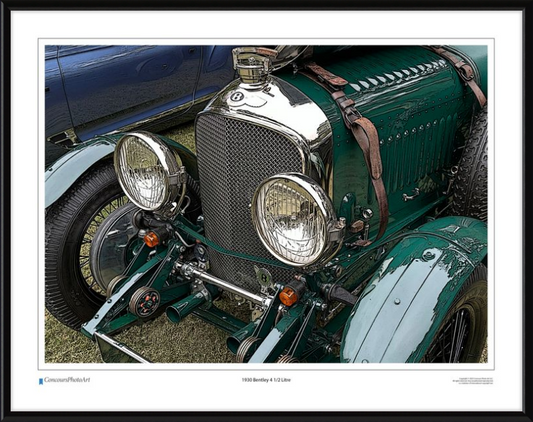 1930 Bentley 4 1/2 Litre / CPA113C / Stylized Image